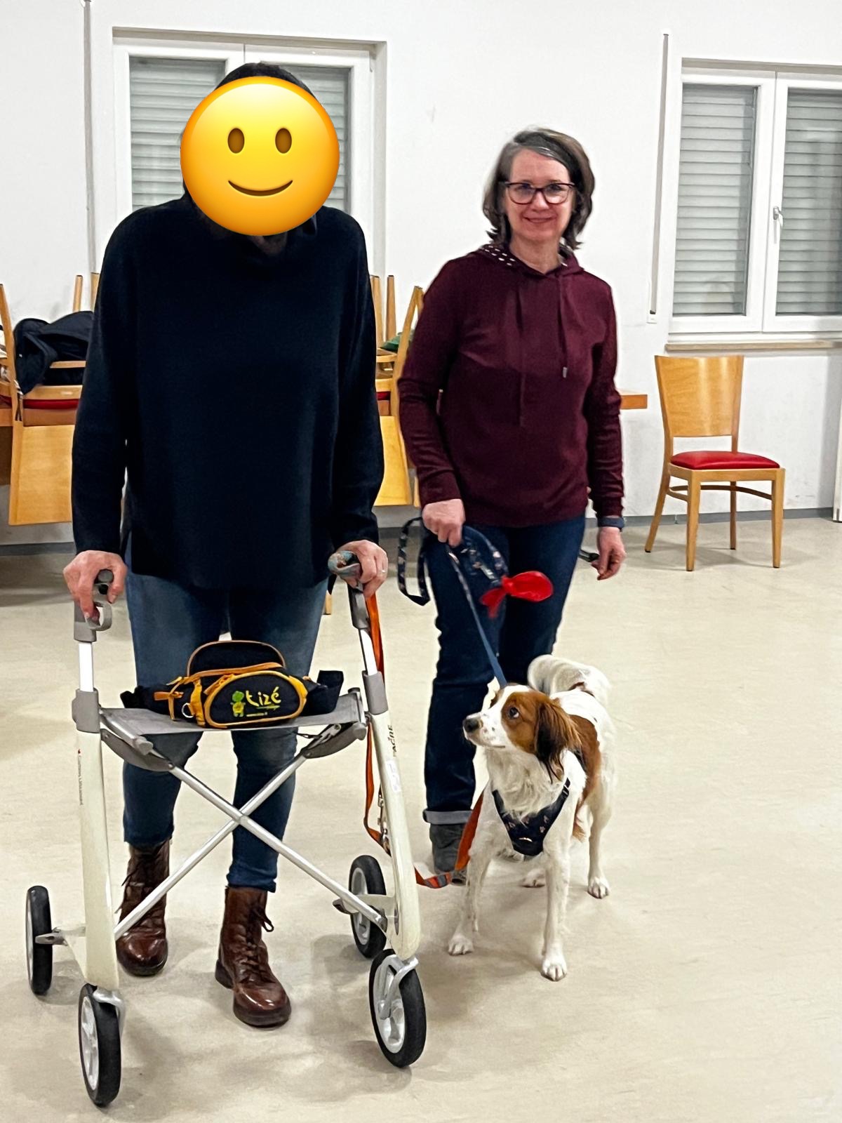 Maya bei der Hospitzbegleitung